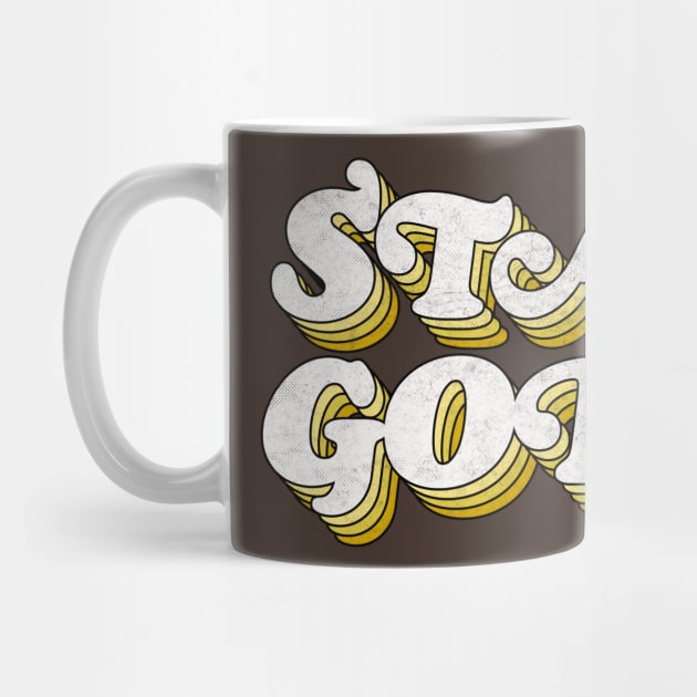 STAY GOLD // Retro Typography Design by DankFutura